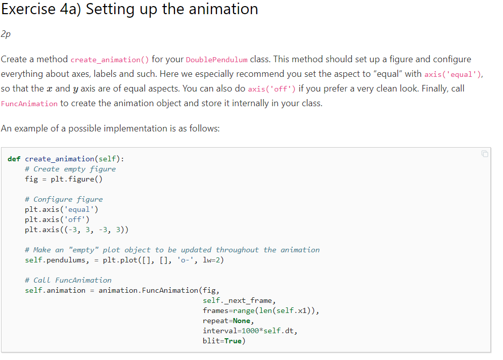 Solved Source code for double_pendulum.py: from | Chegg.com