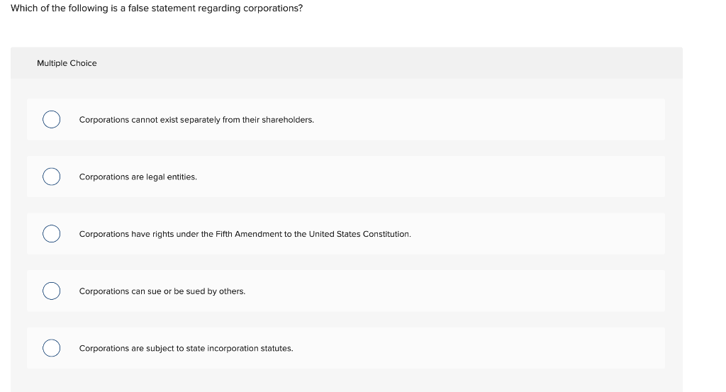 solved-which-of-the-following-is-a-false-statement-regarding-chegg