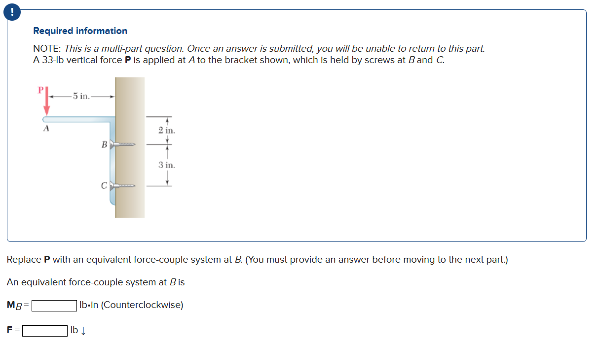 Solved Required Information NOTE: This Is A Multi-part | Chegg.com