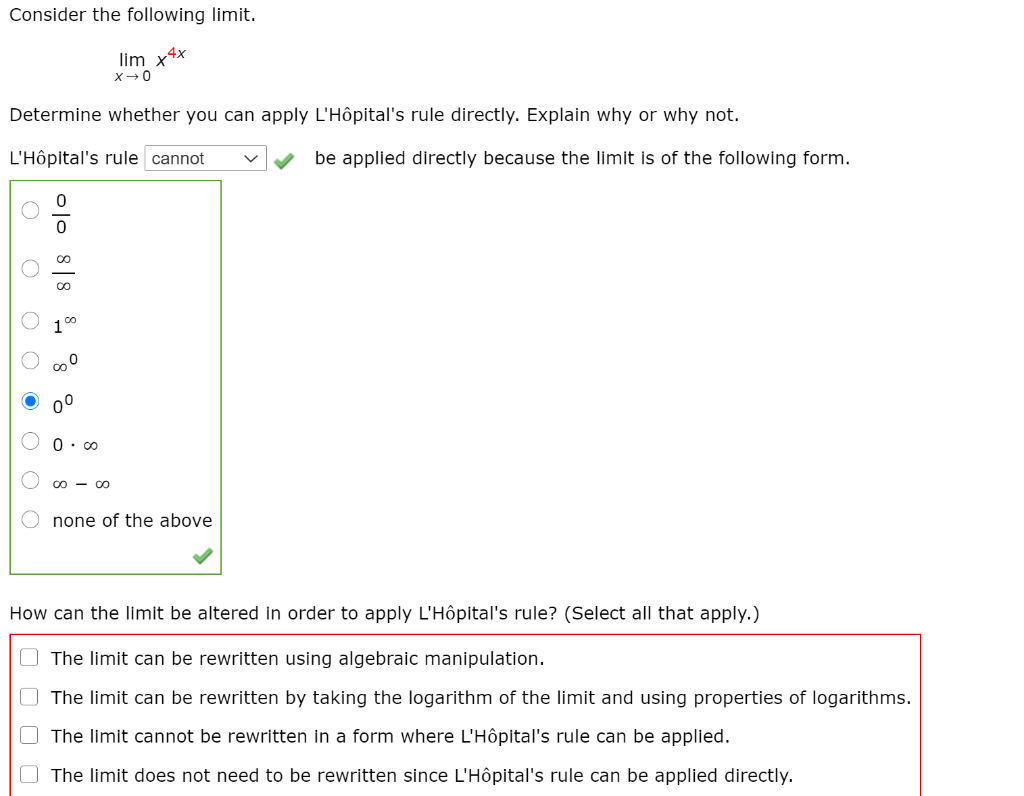 solved-consider-the-following-limit-lim-x4x-x-0-determine-chegg