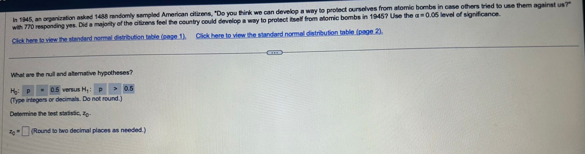Solved Click here to view the standard normal distribution | Chegg.com