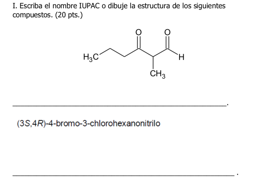 Solved Write The IUPAC Name Or Draw The Structure Of The | Chegg.com