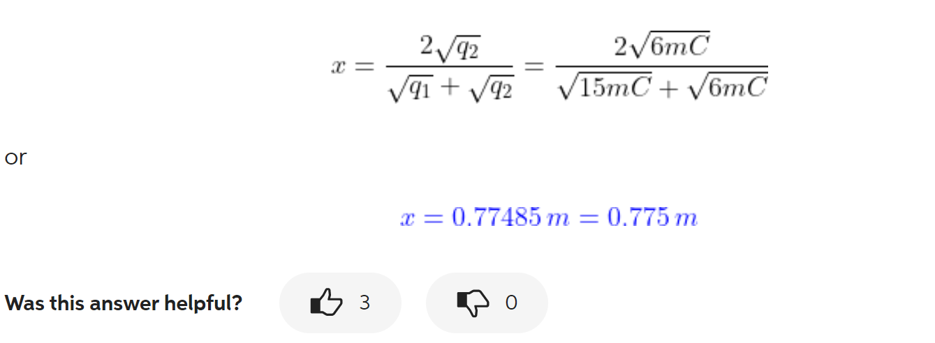 solved-problem-three-point-charges-lie-along-the-x-axis