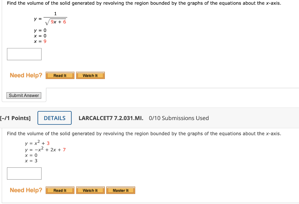 Solved Y9x61y0x0x9 −1 Points Larcalcet7 72031mi 7279