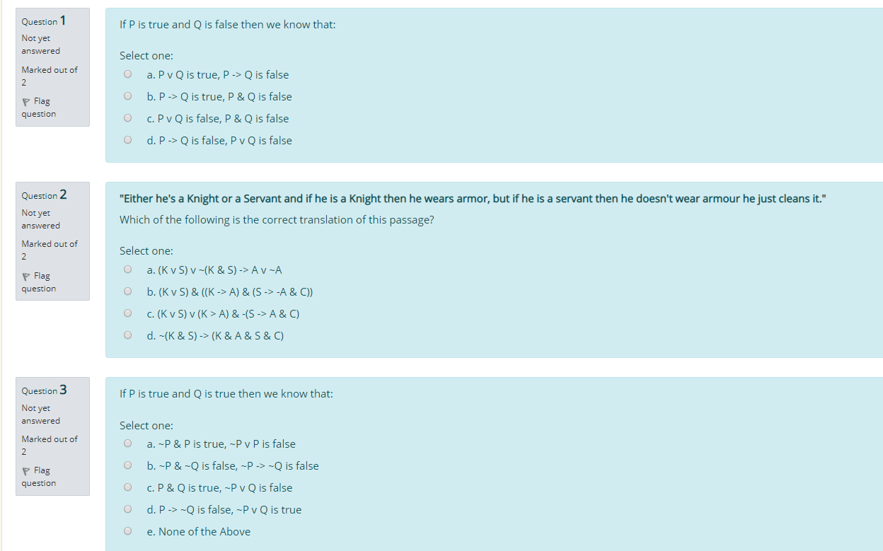 Solved If P Is True And Q Is False Then We Know That Que Chegg Com