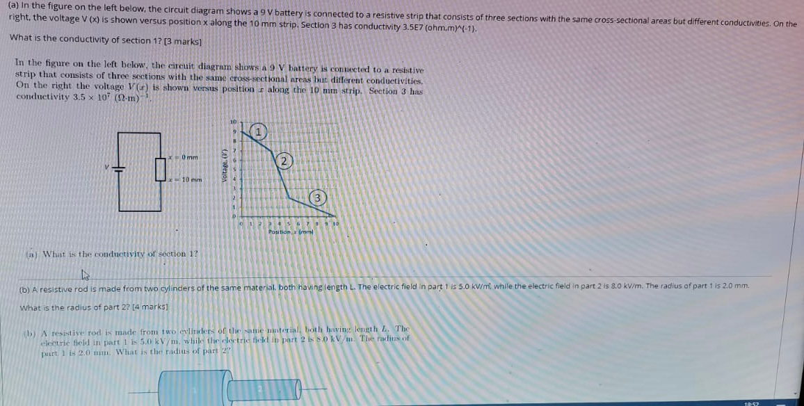 Solved (a) In the figure on the left below, the circuit | Chegg.com