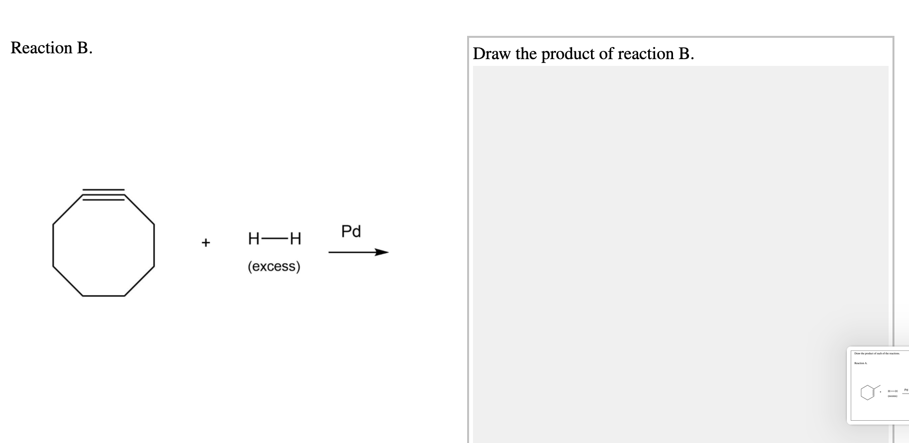Solved Draw the product of each of the reactions. Reaction