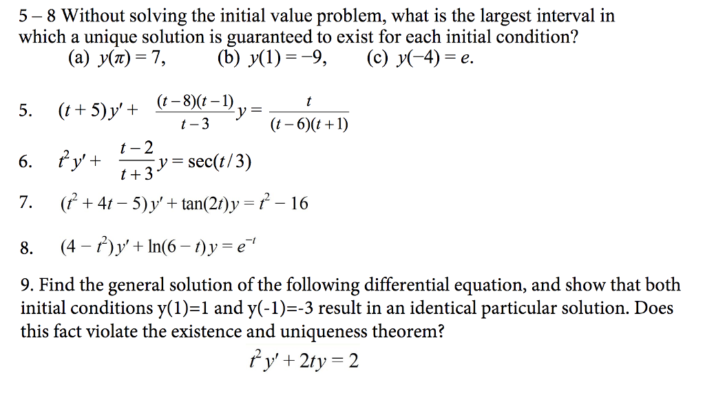 Solved Consider The Initial Value Problem According To The | Chegg.com