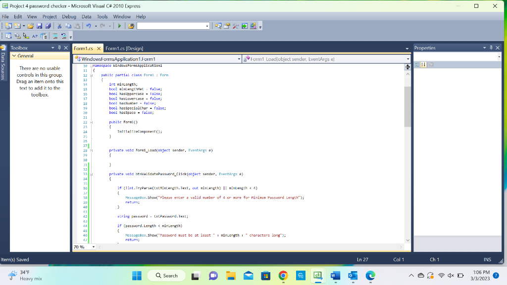 Solved So I have most of this project figured out, I just | Chegg.com