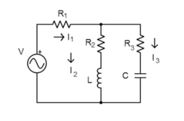 Solved For the AC circuit below, find equivalent impedance Circuit Diagram