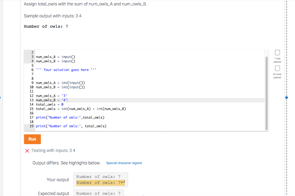 assign total_owls with the sum of num_owls_a and num_owls_b