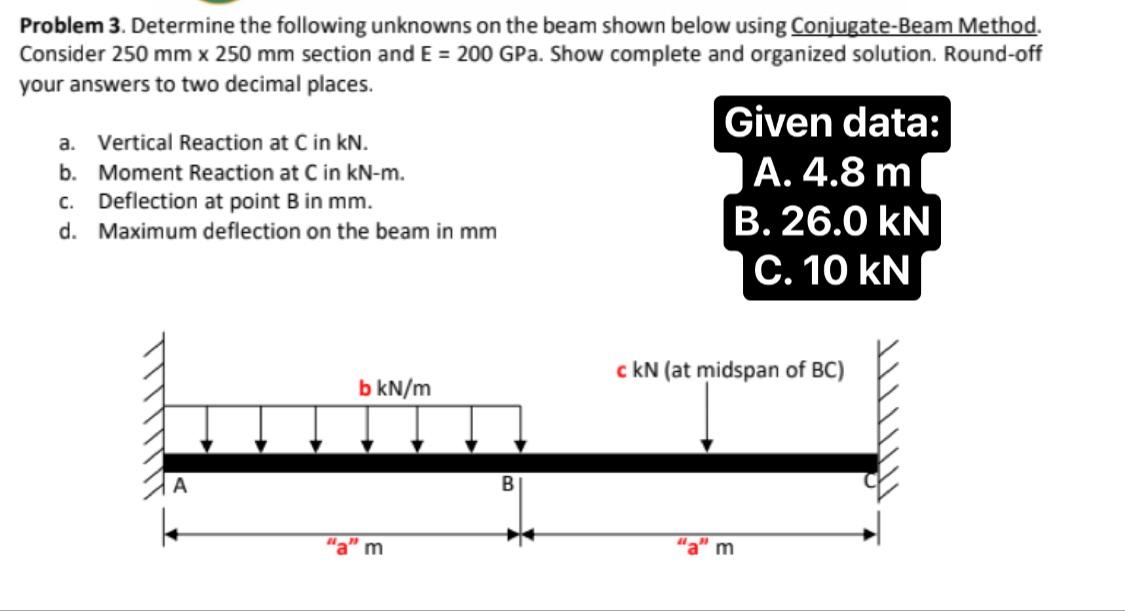  Solved Problem 3 Determine The Following Unknowns On T