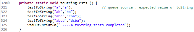 Solved toString() function assistance needed for beginner | Chegg.com