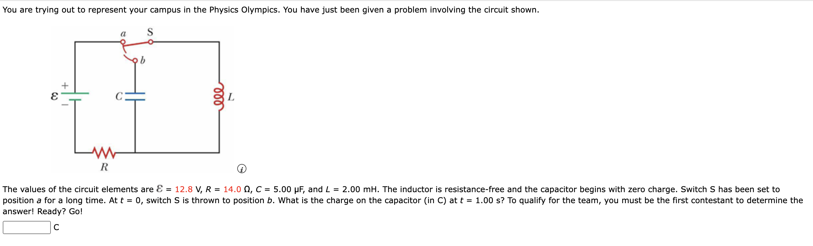 Solved answer! Ready? Go! C | Chegg.com