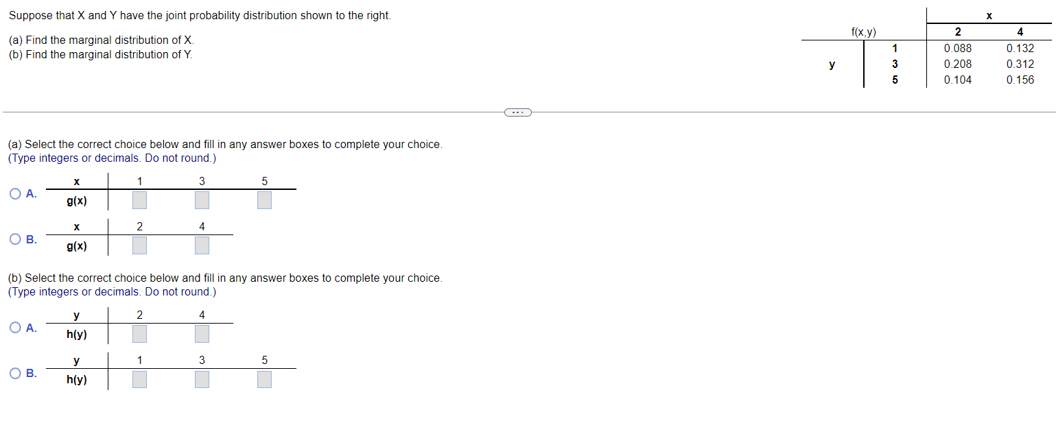 Solved Suppose that X and Y have the joint probability | Chegg.com
