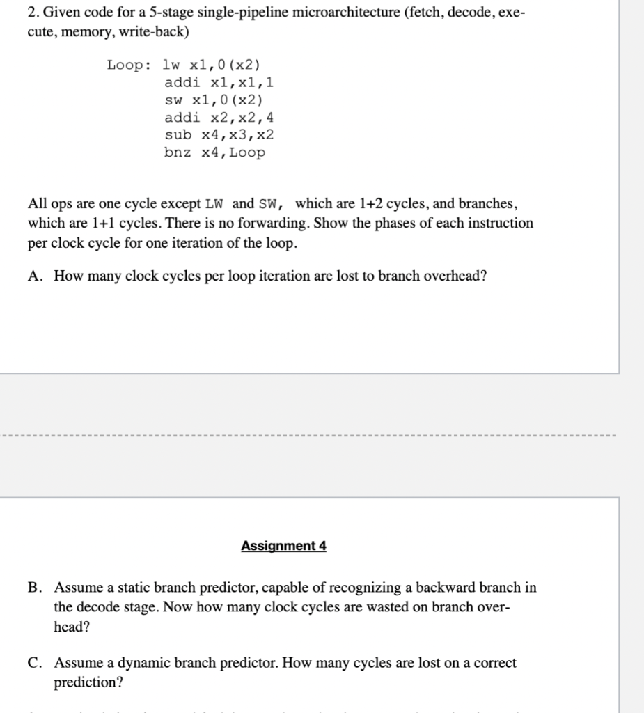 solved-2-given-code-for-a-5-stage-single-pipeline-chegg