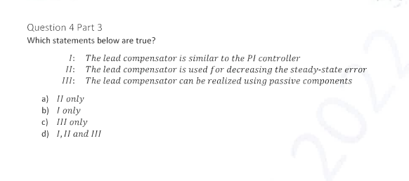 Solved Read the statements in the following parts and answer | Chegg.com