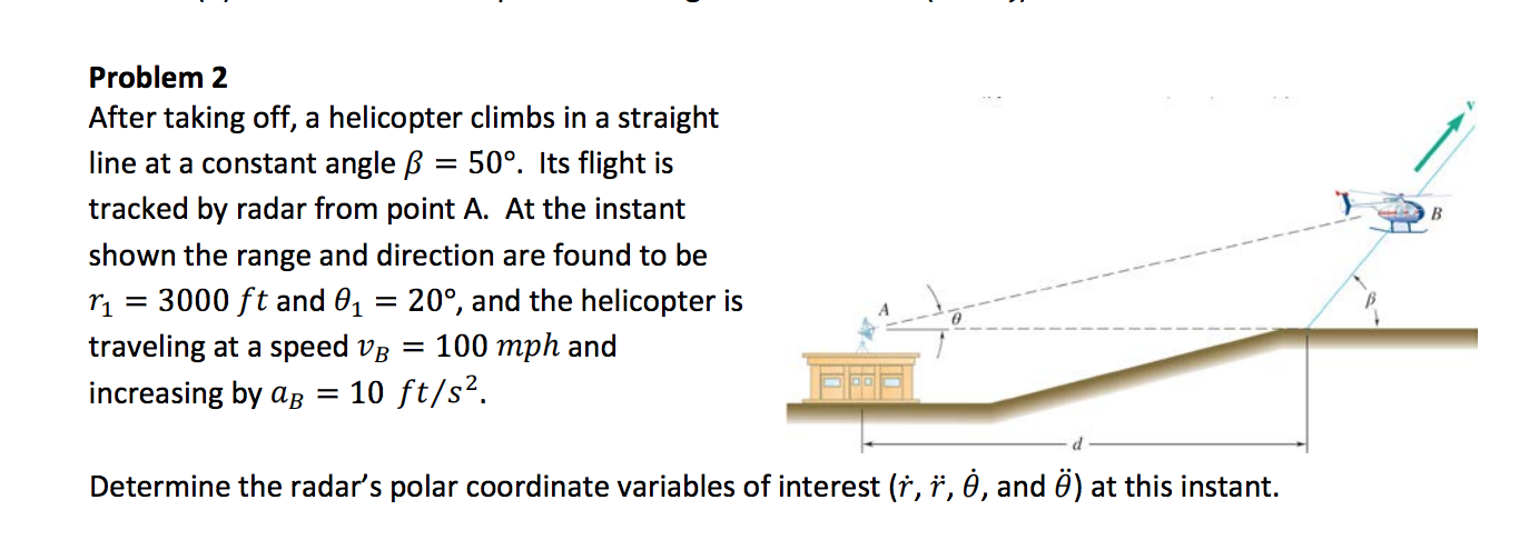 Solved Problem 2 After Taking Off A Helicopter Climbs In Chegg Com