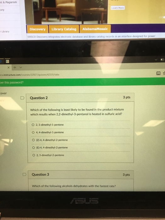 Solved Which of the following is least likely to be found in | Chegg.com