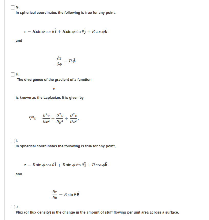 Solved Mark Which Statements Below Are True Using The Fo Chegg Com