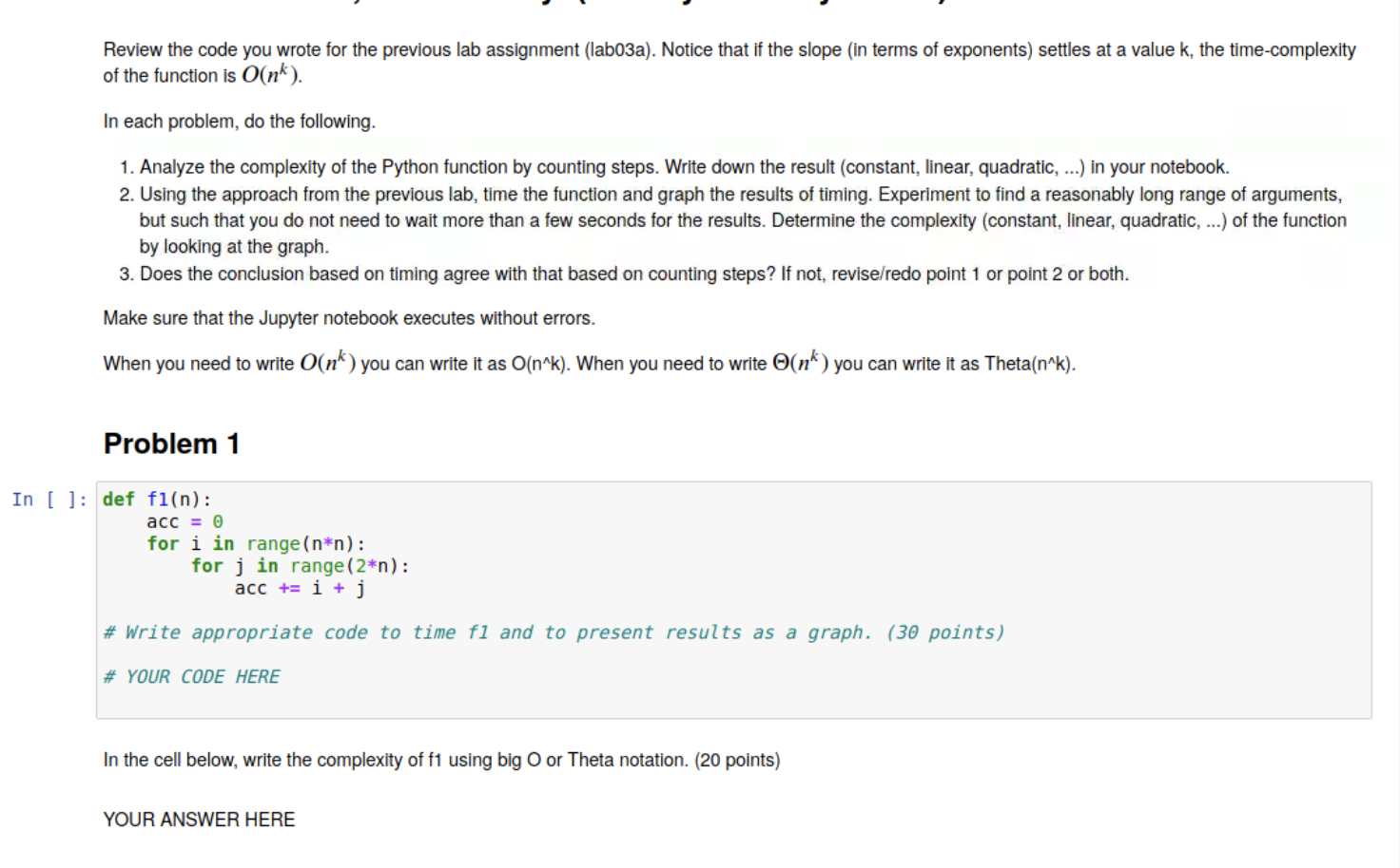 Solved Review the code you wrote for the previous lab | Chegg.com