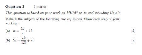 Solved Question 3 - 5 marks This question is based on your | Chegg.com