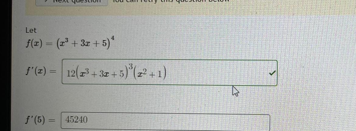 f left x right )= 3x 5