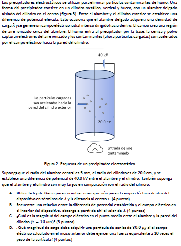 Los precipitadores electrostáticos se utilizan para eliminar partículas contaminantes de humo. Una forma del precipitador con