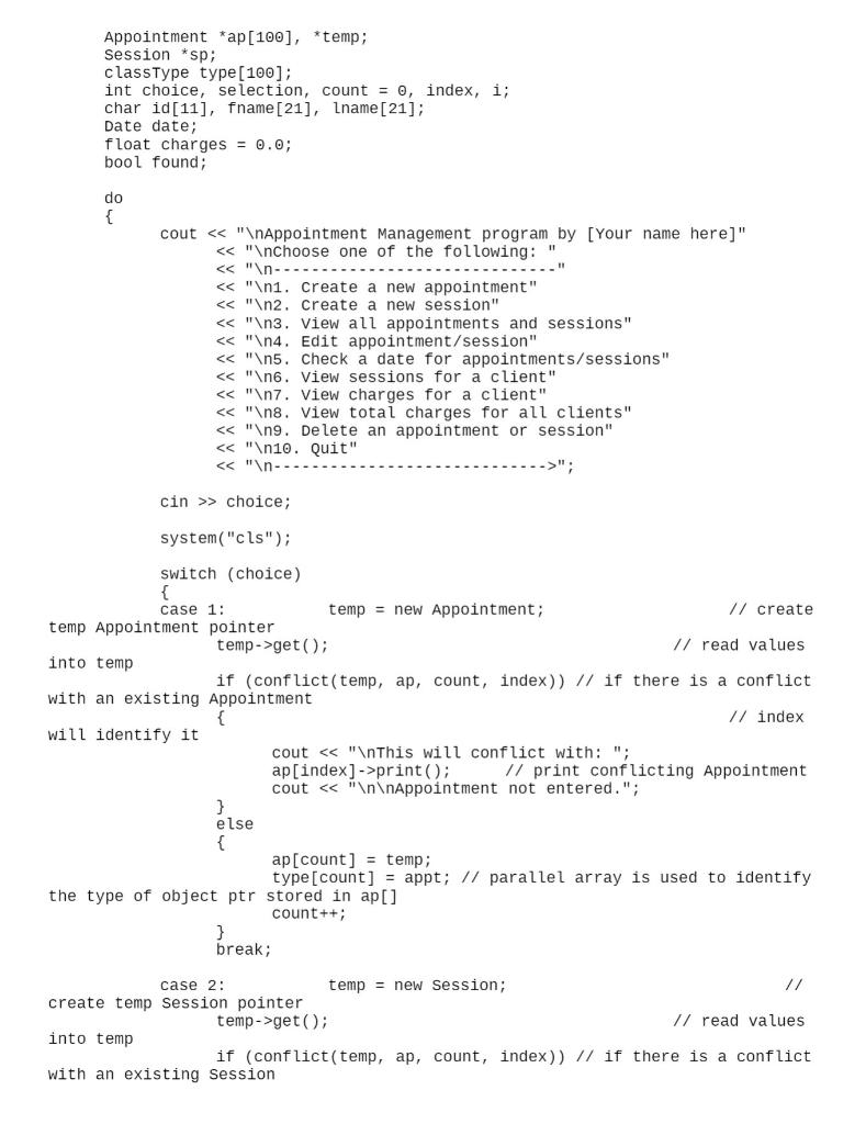 Solved Study the progoram provided in project3.cpp below. | Chegg.com