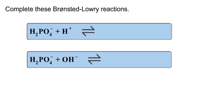 Solved Complete these Brønsted-Lowry reactions. | Chegg.com