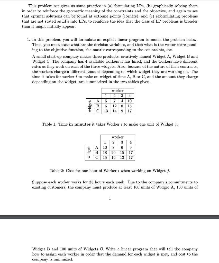 Solved This problem set gives us some practice in (a) | Chegg.com
