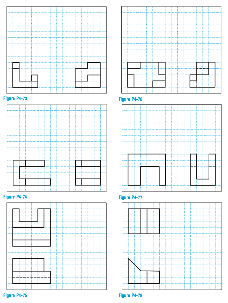 Solved Given the two views appearing, sketch the missing | Chegg.com