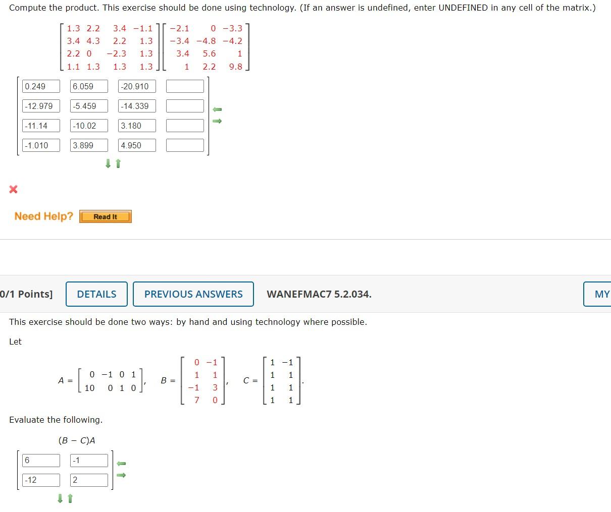 Solved Compute The Product. This Exercise Should Be Done | Chegg.com