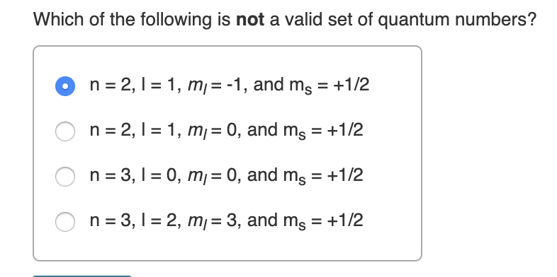 solved-which-of-the-following-is-not-a-valid-set-of-quantum-chegg