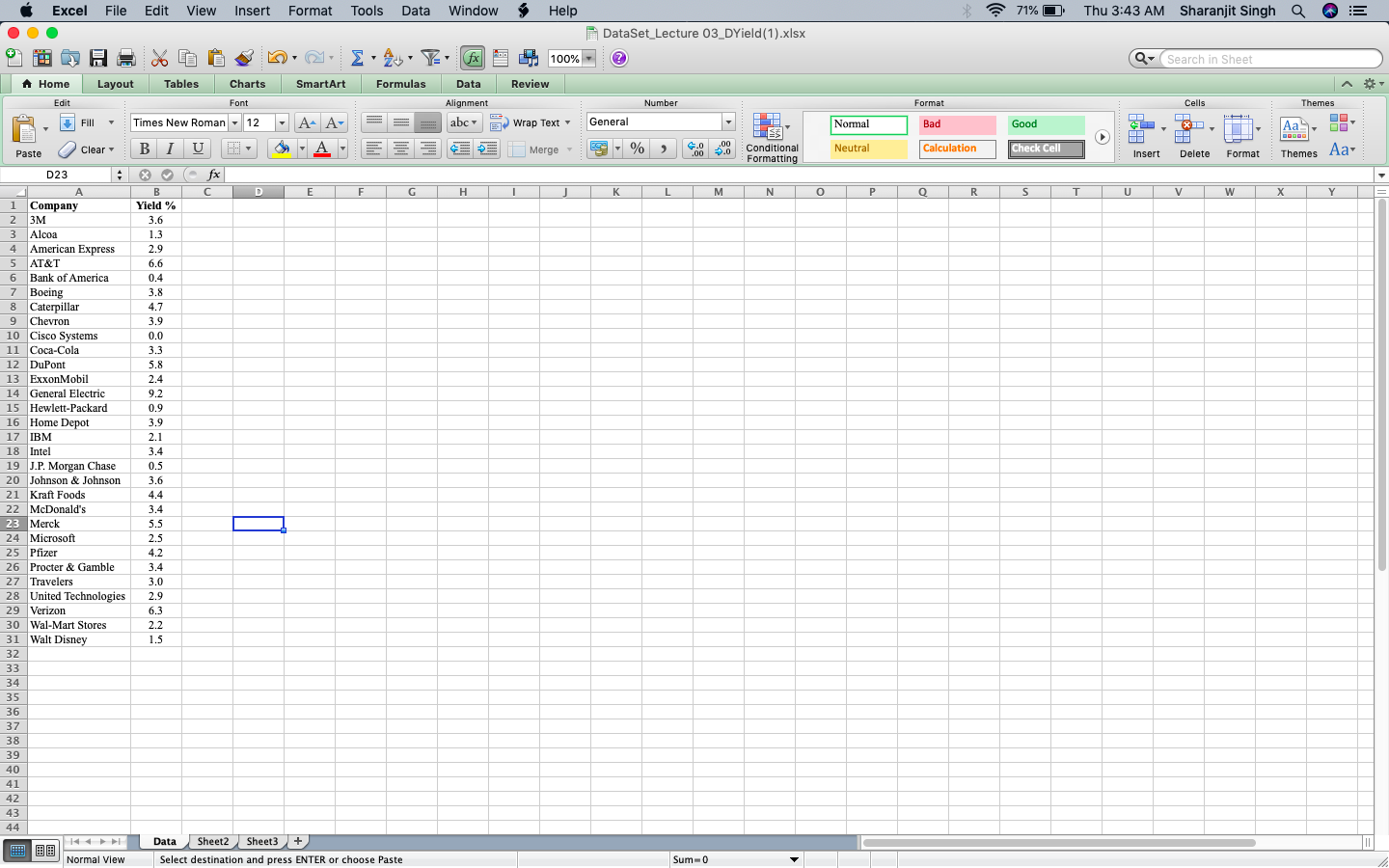 excel for mac show millions