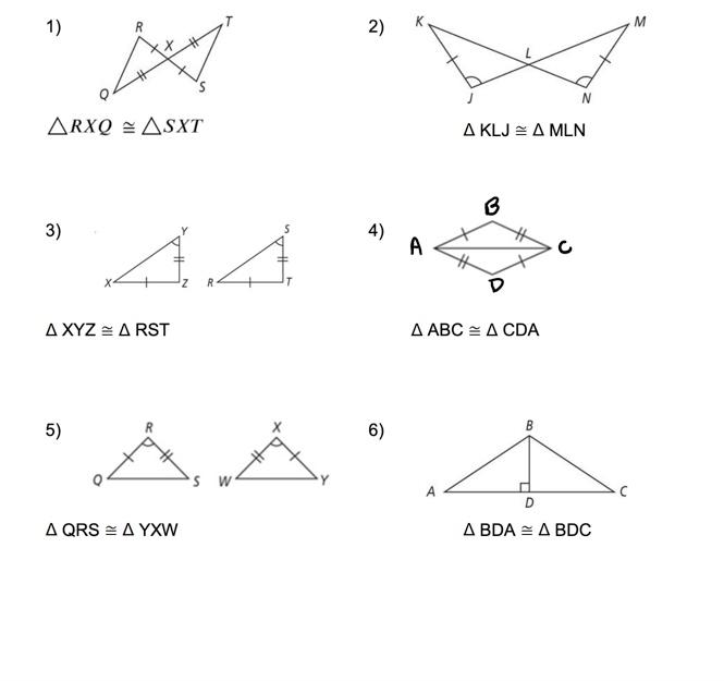 Which Triangle Congruence Theorem Could Be Used To Show 0494