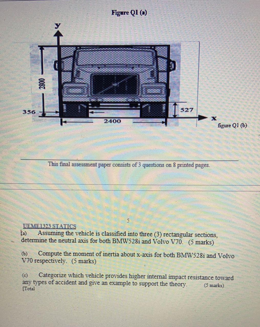 Solved STATICS MECHANICLA ENGINEERING! NEED ANSWER IN AHOUR | Chegg.com