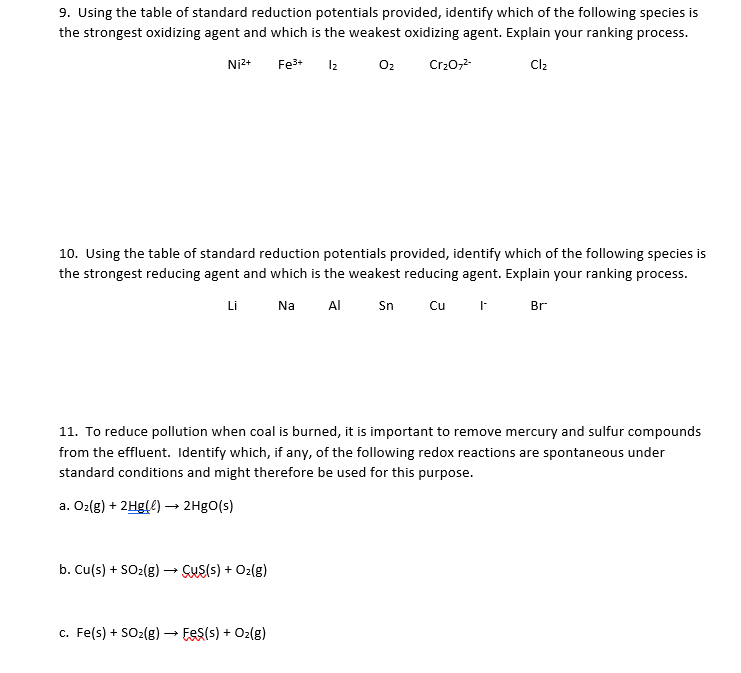 Solved The following two half-reactions are used in a | Chegg.com