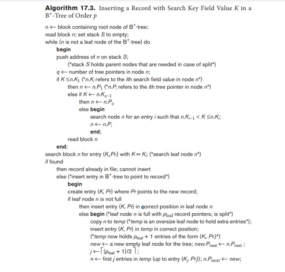 Solved new ← remaining entries in temp; K ← Kj ; (* now | Chegg.com