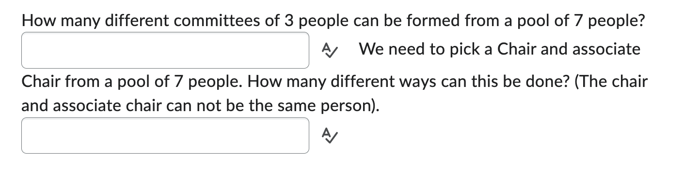 Solved How Many Different Committees Of 3 People Can Be 5368