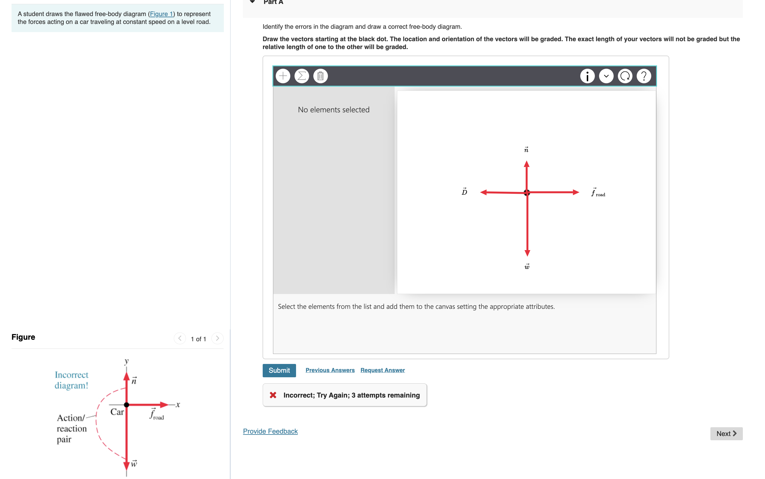 Solved A Student Draws The Flawed Free-body Diagram (Figure | Chegg.com