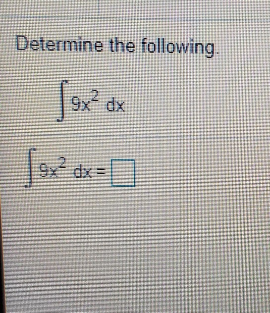 Solved Determine The Following. | Chegg.com