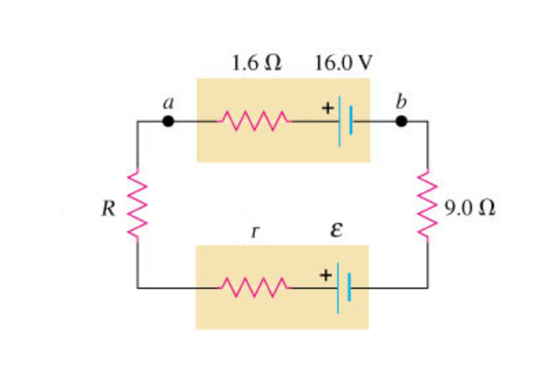 Solved The Circuit Shown In Figure 1 Contains Two Batte Chegg Com