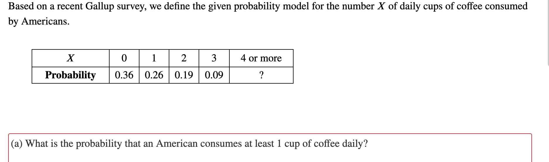 Solved Based On A Recent Gallup Survey, We Define The Given | Chegg.com