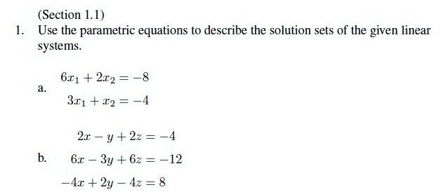 Solved 1. (Section 1.1) Use the parametric equations to | Chegg.com