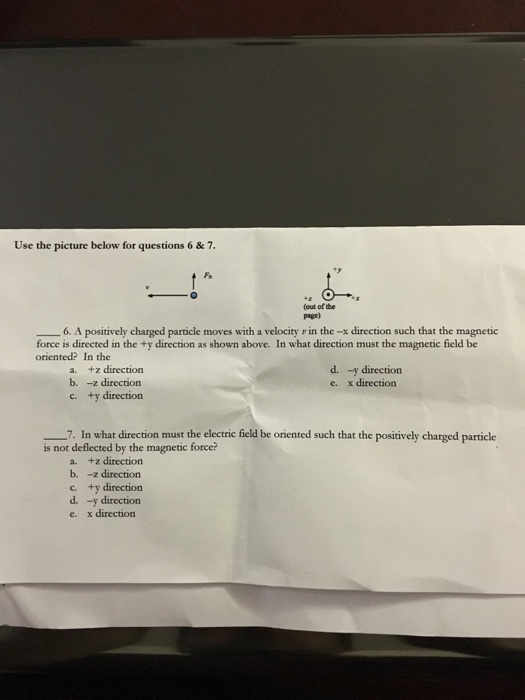 Solved A positively charged particle moves with a velocity v | Chegg.com