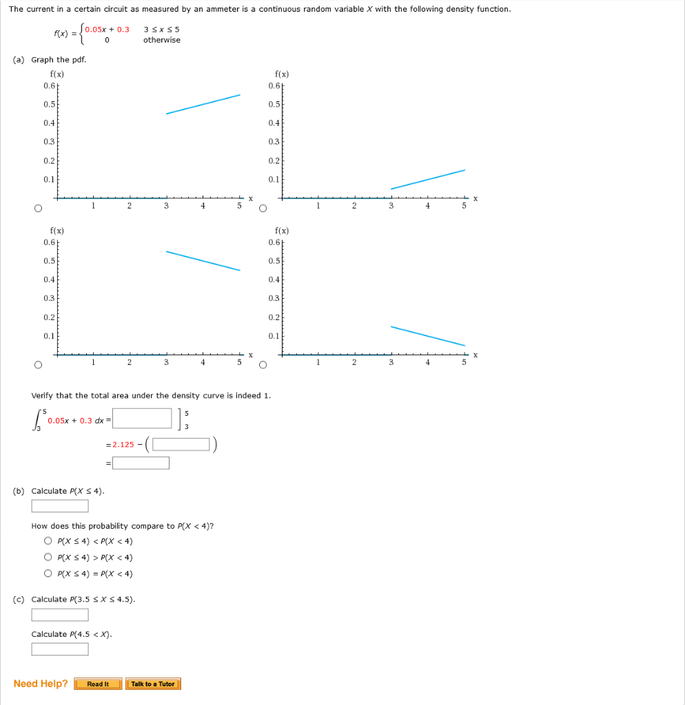 Solved The current in a certain circuit as measured by an | Chegg.com