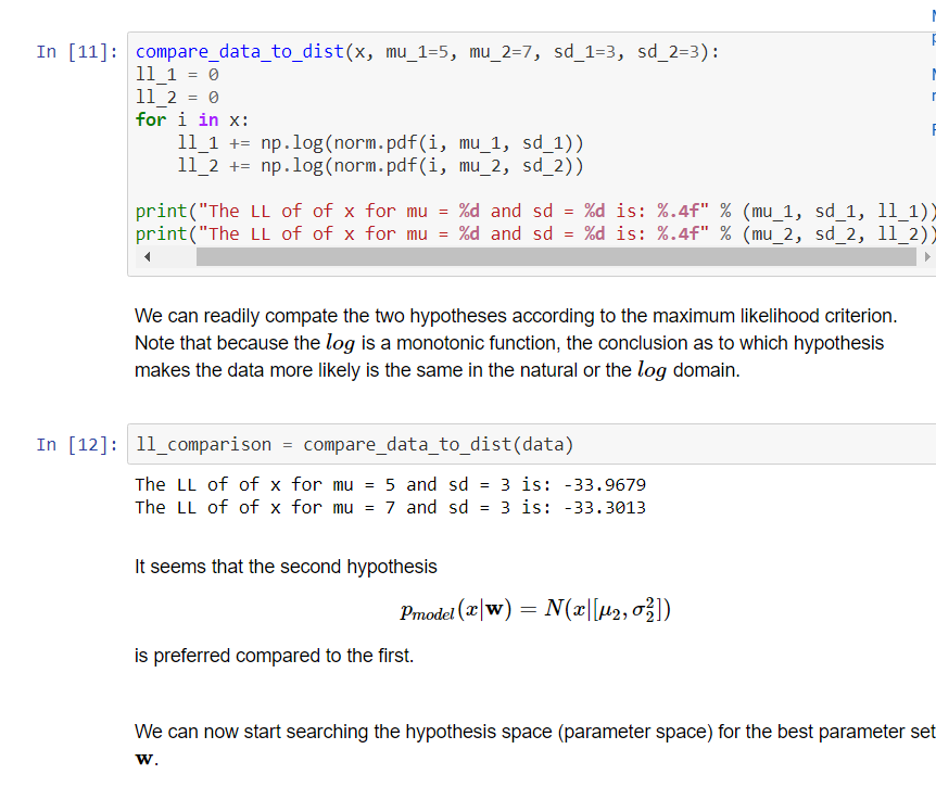 Solved Maximum Likelihood Method Lets start with a simple | Chegg.com