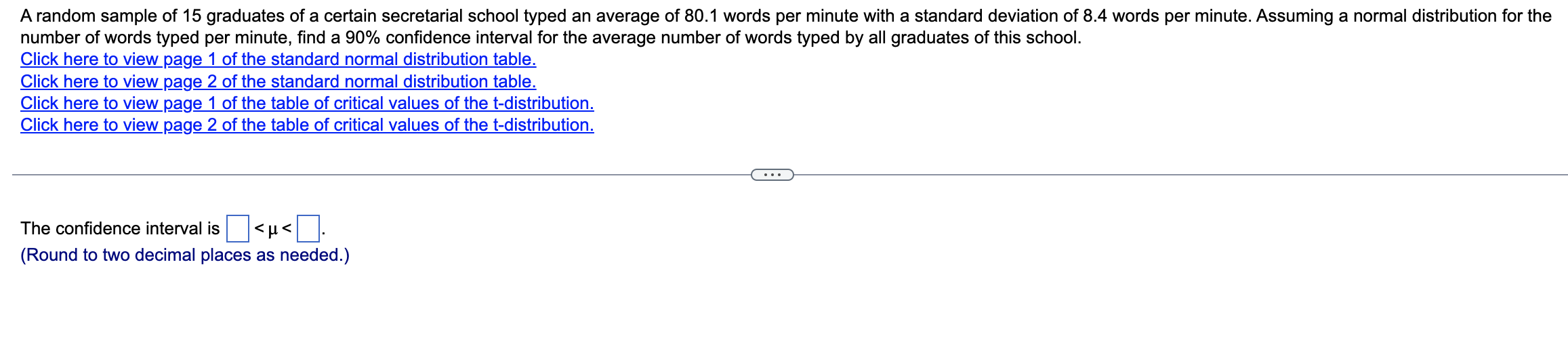 Solved A random sample of 15 graduates of a certain | Chegg.com