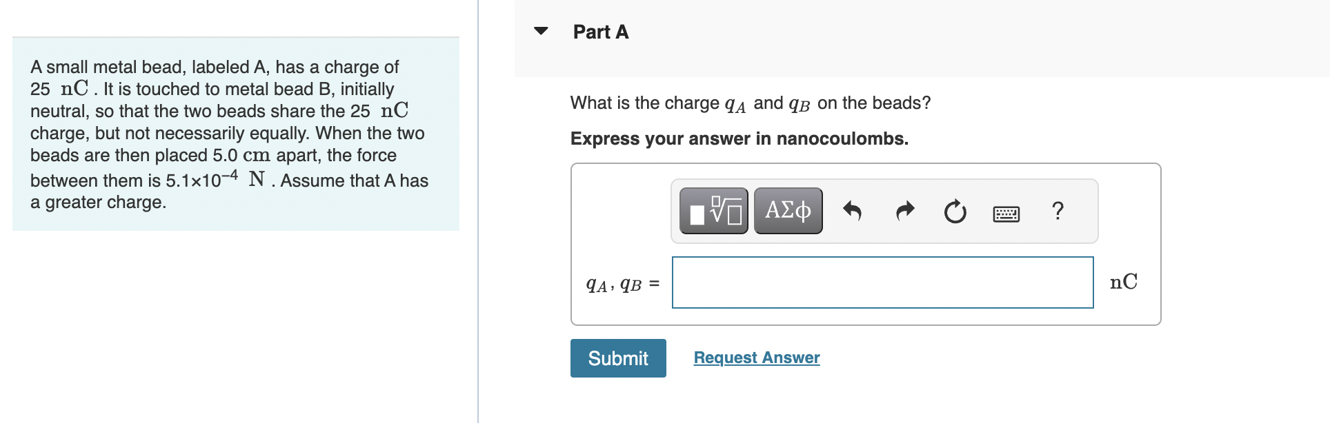 Solved A small metal sphere has a mass of 0.16 g and a